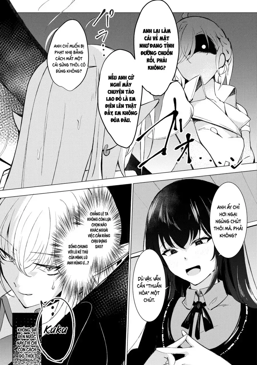 Joudan De Onnna Yuusha-Tachi Wo Kudoita Dai Maou, Sarawa Rete Kyousei Shinkon Seikatsu Chapter 2 - Trang 18