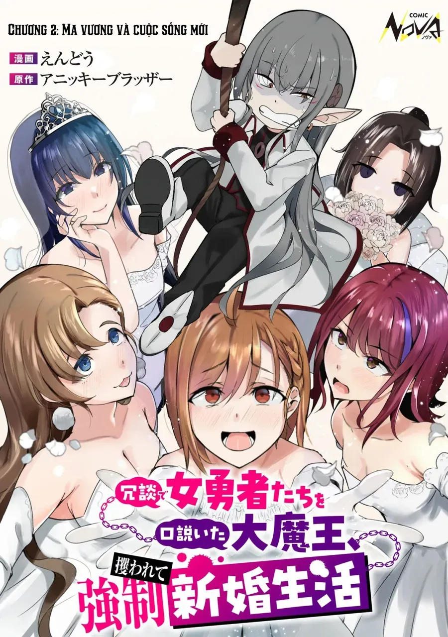 Joudan De Onnna Yuusha-Tachi Wo Kudoita Dai Maou, Sarawa Rete Kyousei Shinkon Seikatsu Chapter 2 - Trang 3