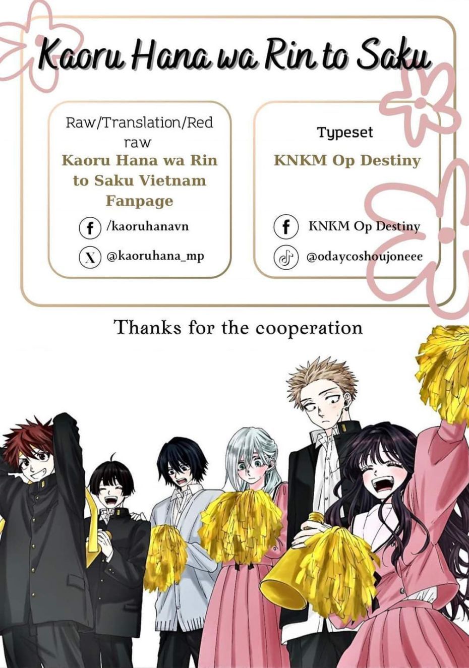 Kaoru Hana wa Rin to Saku Chapter 123.1 - Trang 25