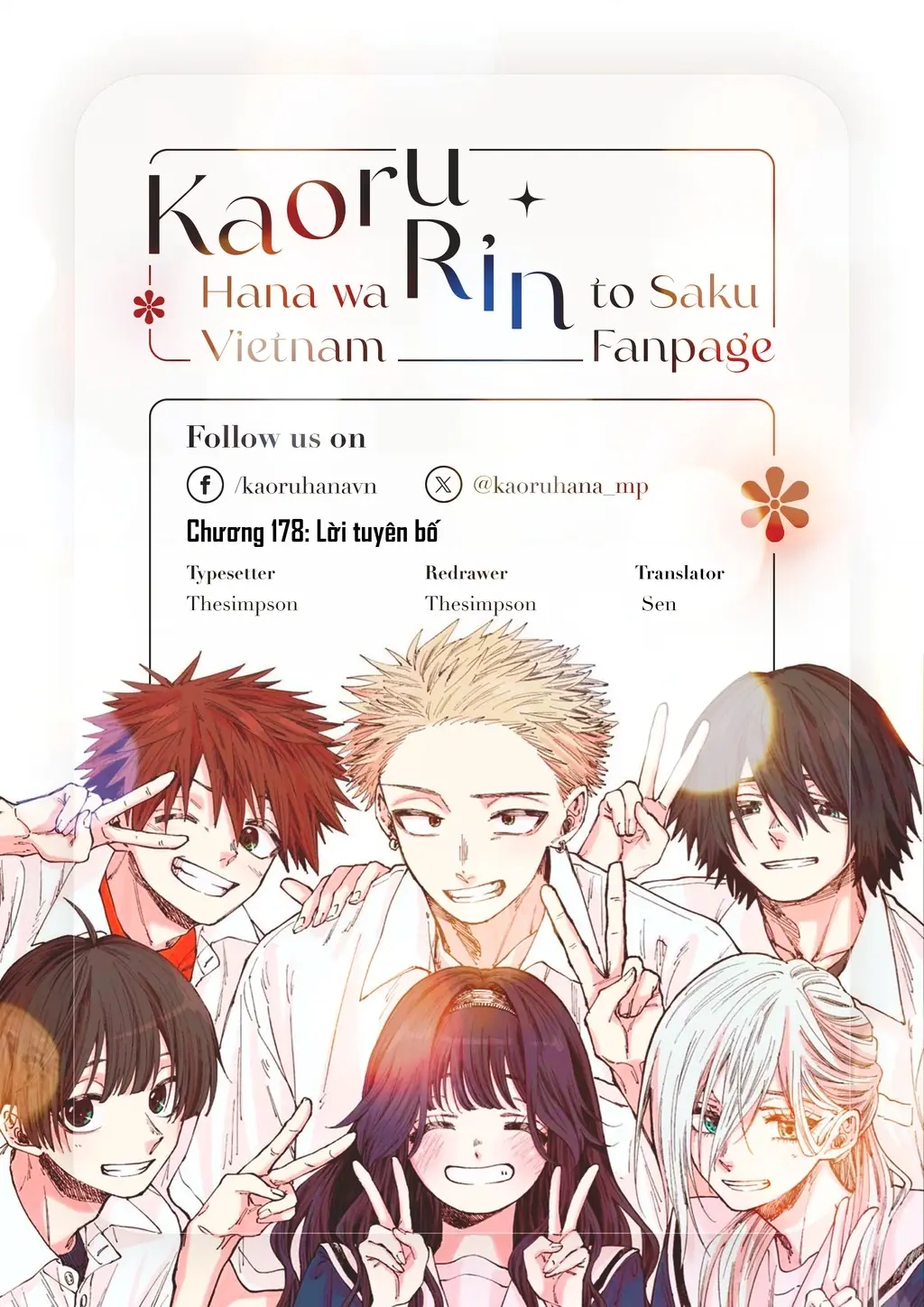 Kaoru Hana wa Rin to Saku Chapter 178 - Trang 22