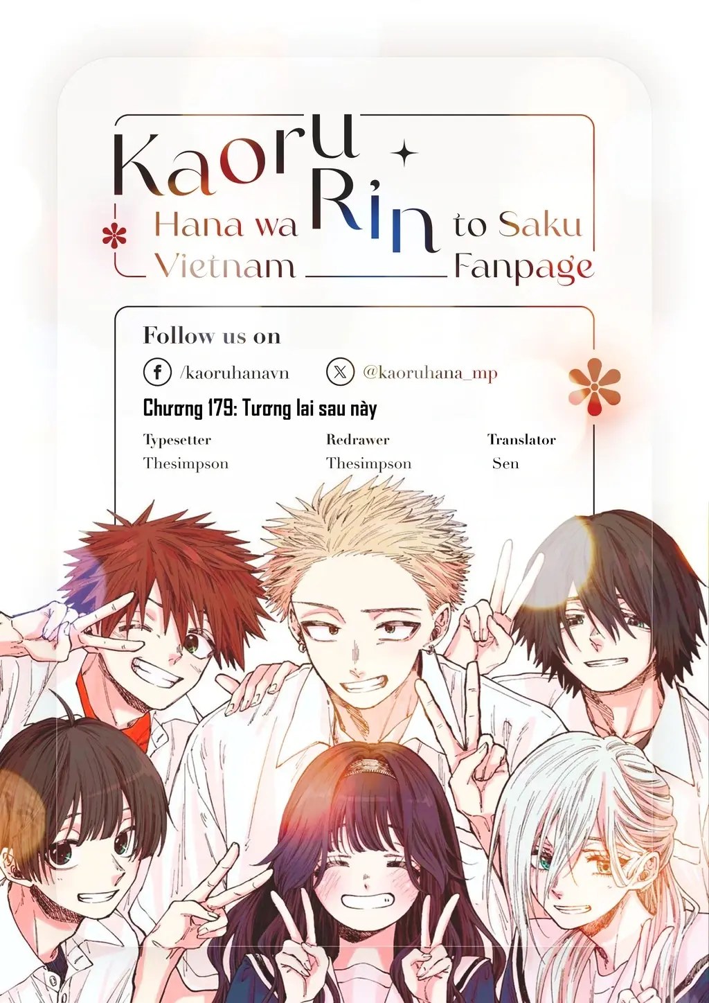 Kaoru Hana wa Rin to Saku Chapter 179 - Trang 21