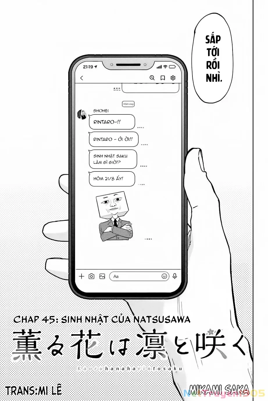 Kaoru Hana wa Rin to Saku Chapter 45 - Trang 4