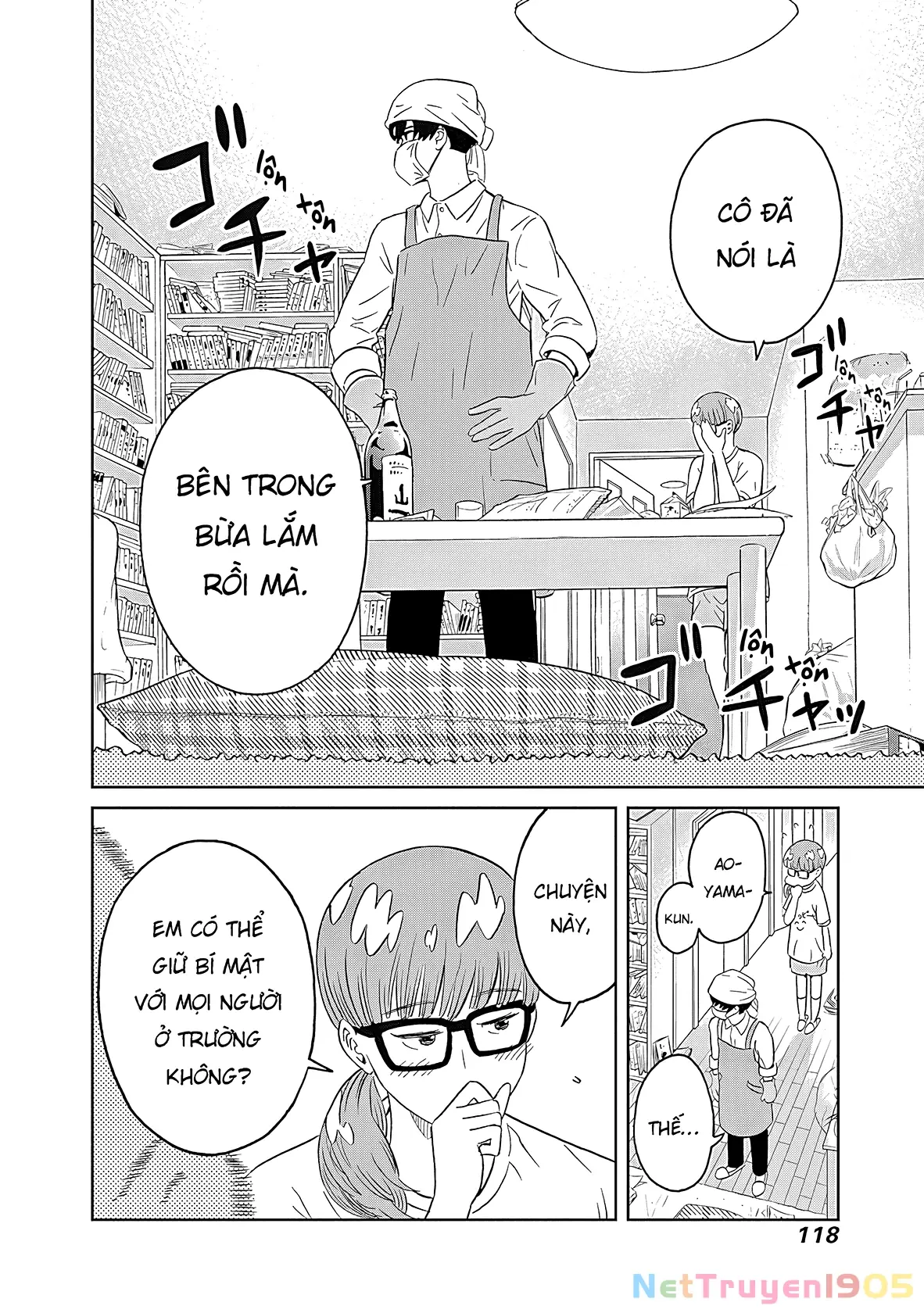 Keppeki Danshi! Aoyama-kun Chapter 10 - Trang 11