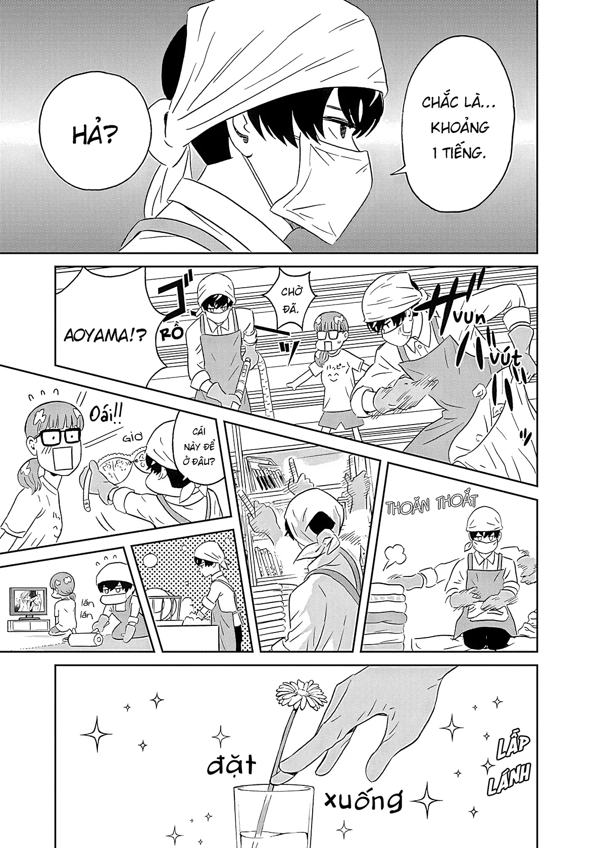 Keppeki Danshi! Aoyama-kun Chapter 10 - Trang 12