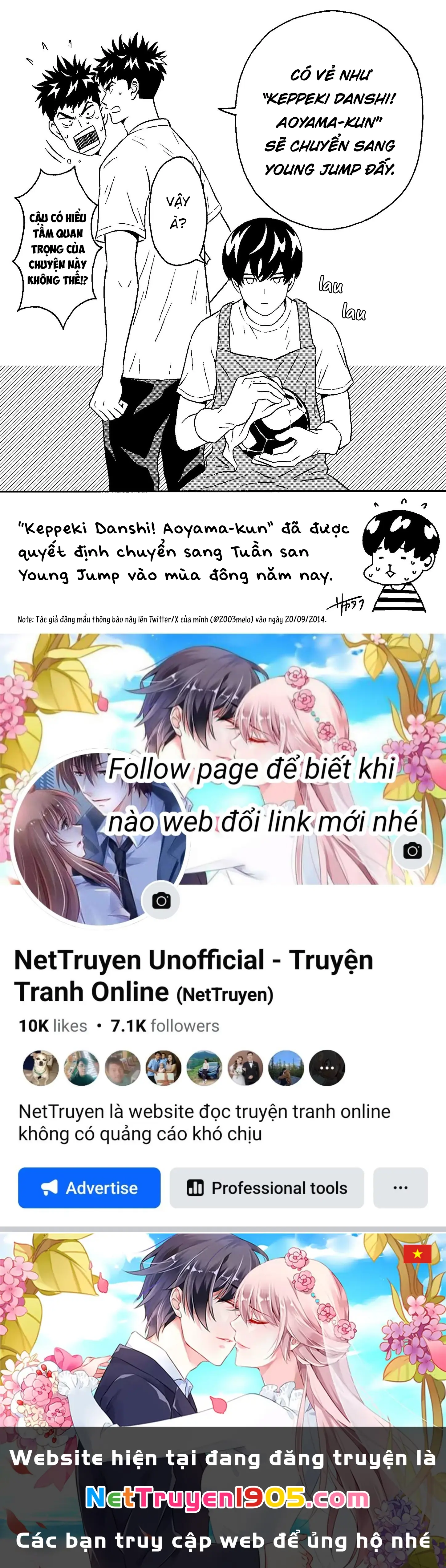 Keppeki Danshi! Aoyama-kun Chapter 13 - Trang 24