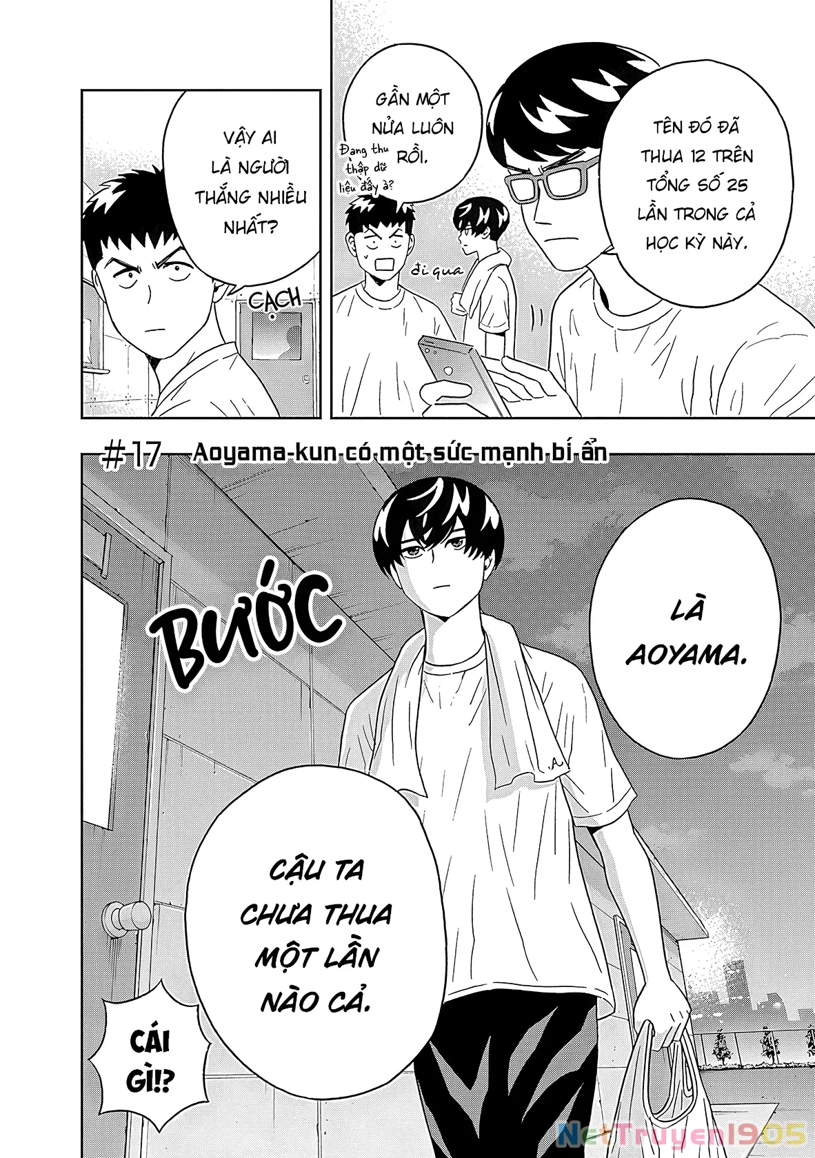 Keppeki Danshi! Aoyama-kun Chapter 17 - Trang 4