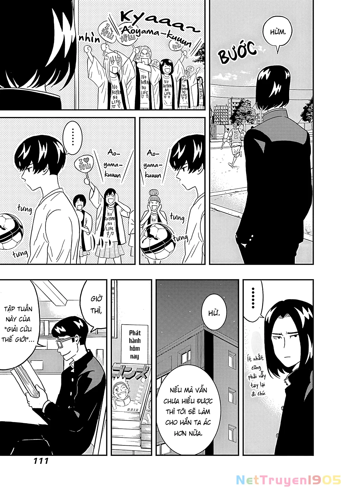 Keppeki Danshi! Aoyama-kun Chapter 19 - Trang 11