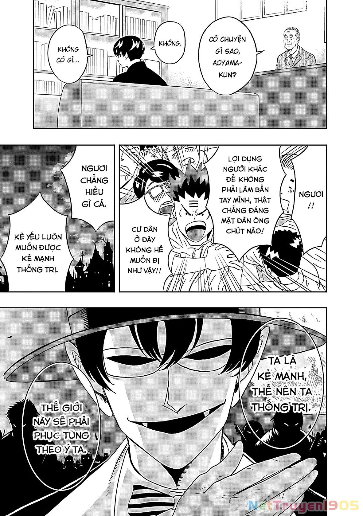 Keppeki Danshi! Aoyama-kun Chapter 19 - Trang 9