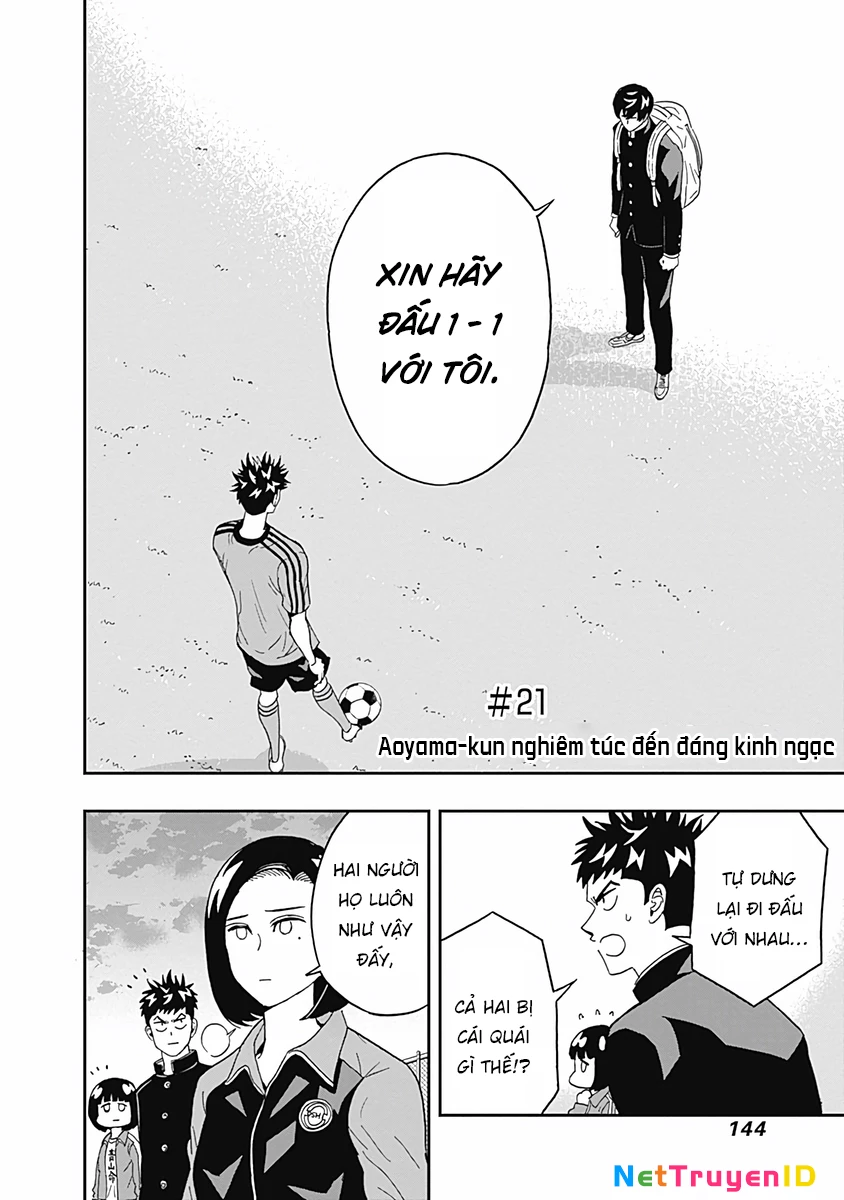 Keppeki Danshi! Aoyama-kun Chapter 21 - Trang 4