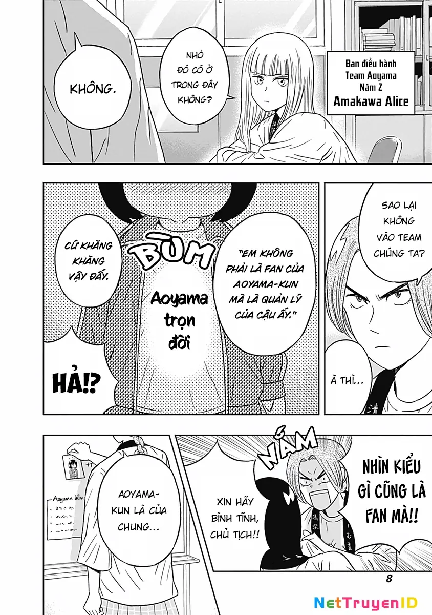 Keppeki Danshi! Aoyama-kun Chapter 23 - Trang 10