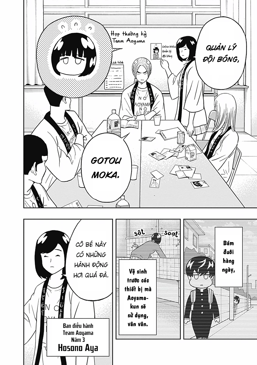 Keppeki Danshi! Aoyama-kun Chapter 23 - Trang 9