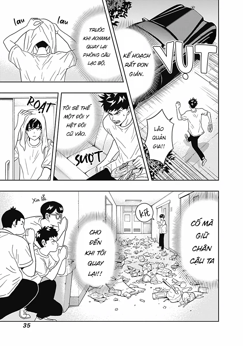 Keppeki Danshi! Aoyama-kun Chapter 24 - Trang 13