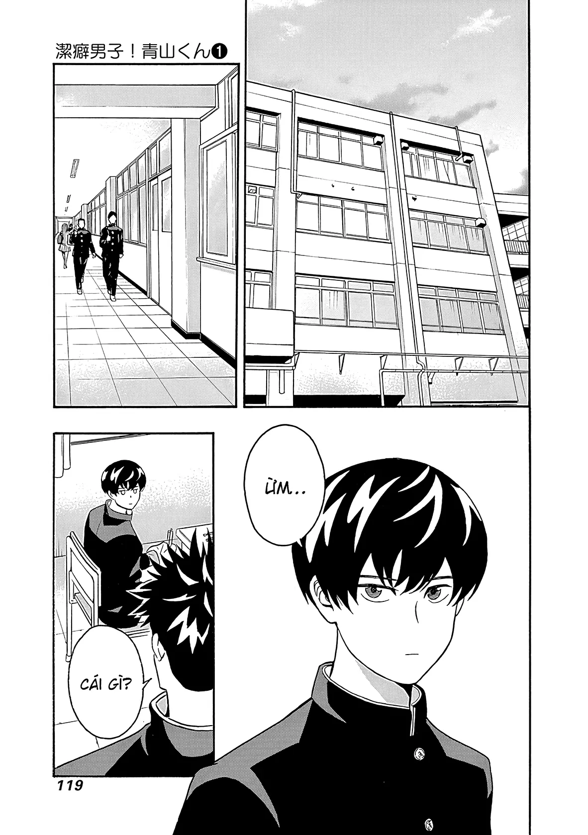 Keppeki Danshi! Aoyama-kun Chapter 3 - Trang 33