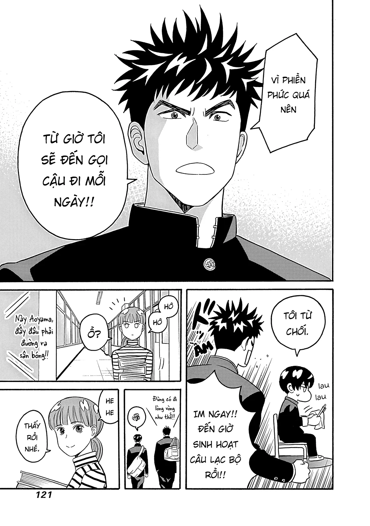 Keppeki Danshi! Aoyama-kun Chapter 3 - Trang 35