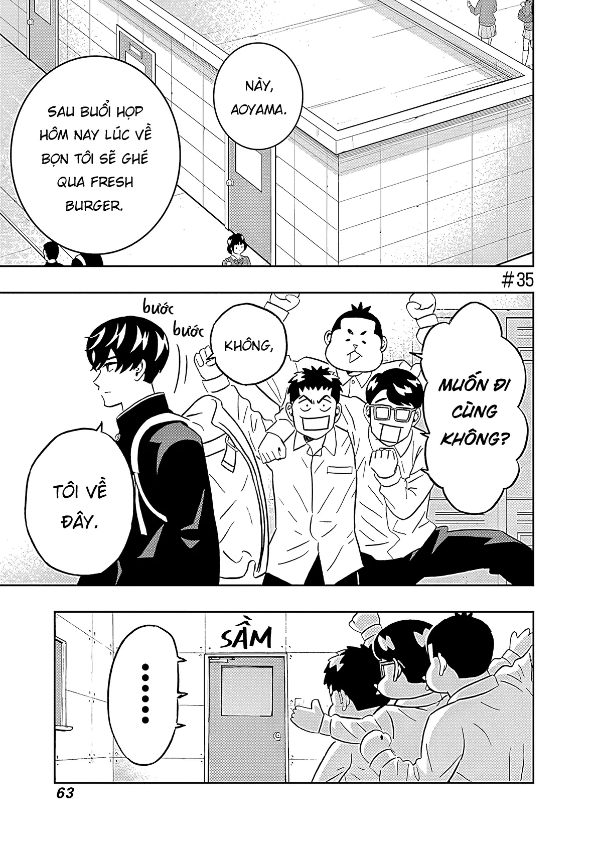 Keppeki Danshi! Aoyama-kun Chapter 35 - Trang 3
