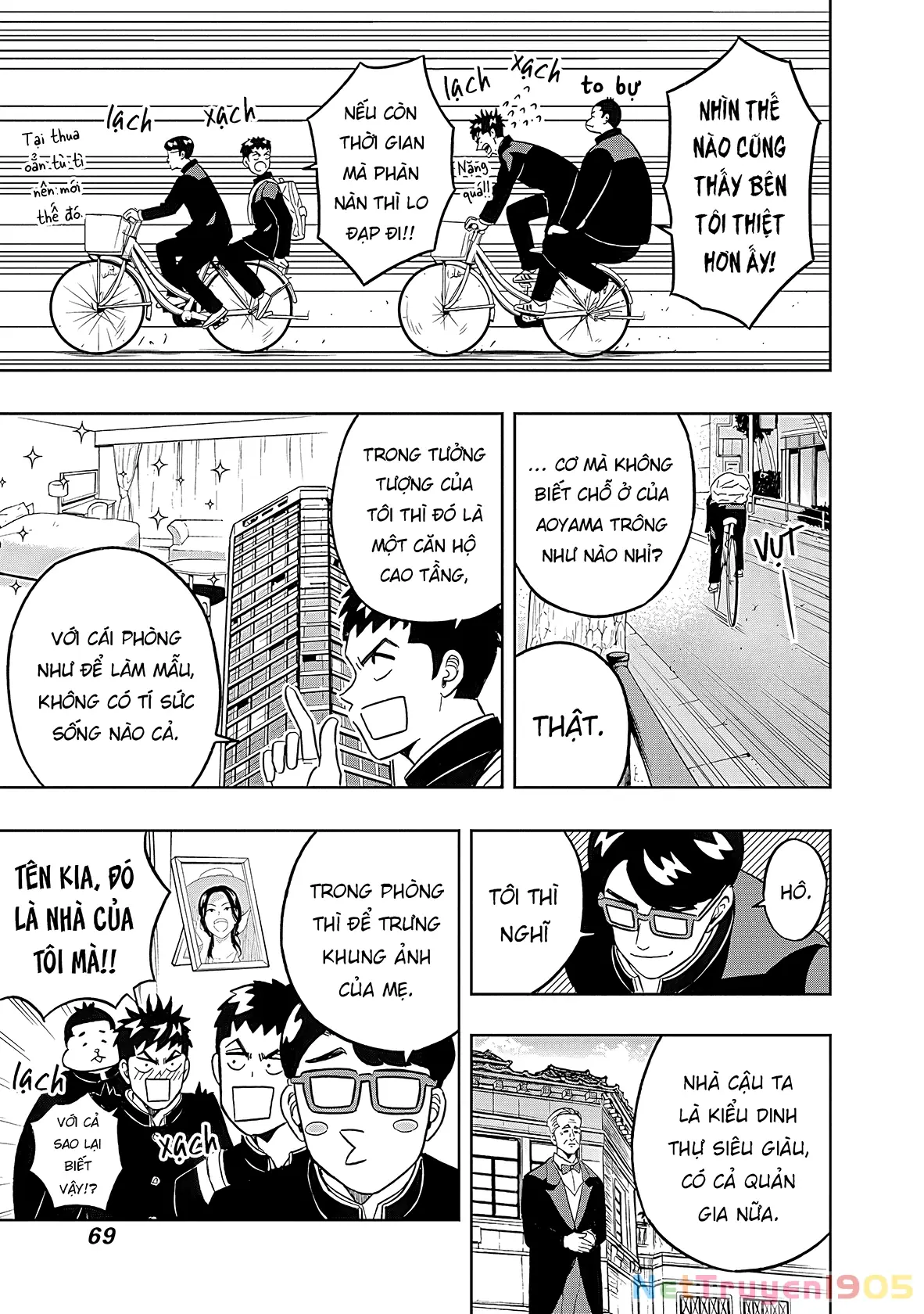 Keppeki Danshi! Aoyama-kun Chapter 35 - Trang 9