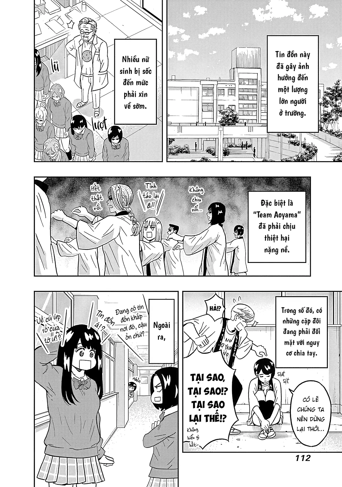 Keppeki Danshi! Aoyama-kun Chapter 37 - Trang 12