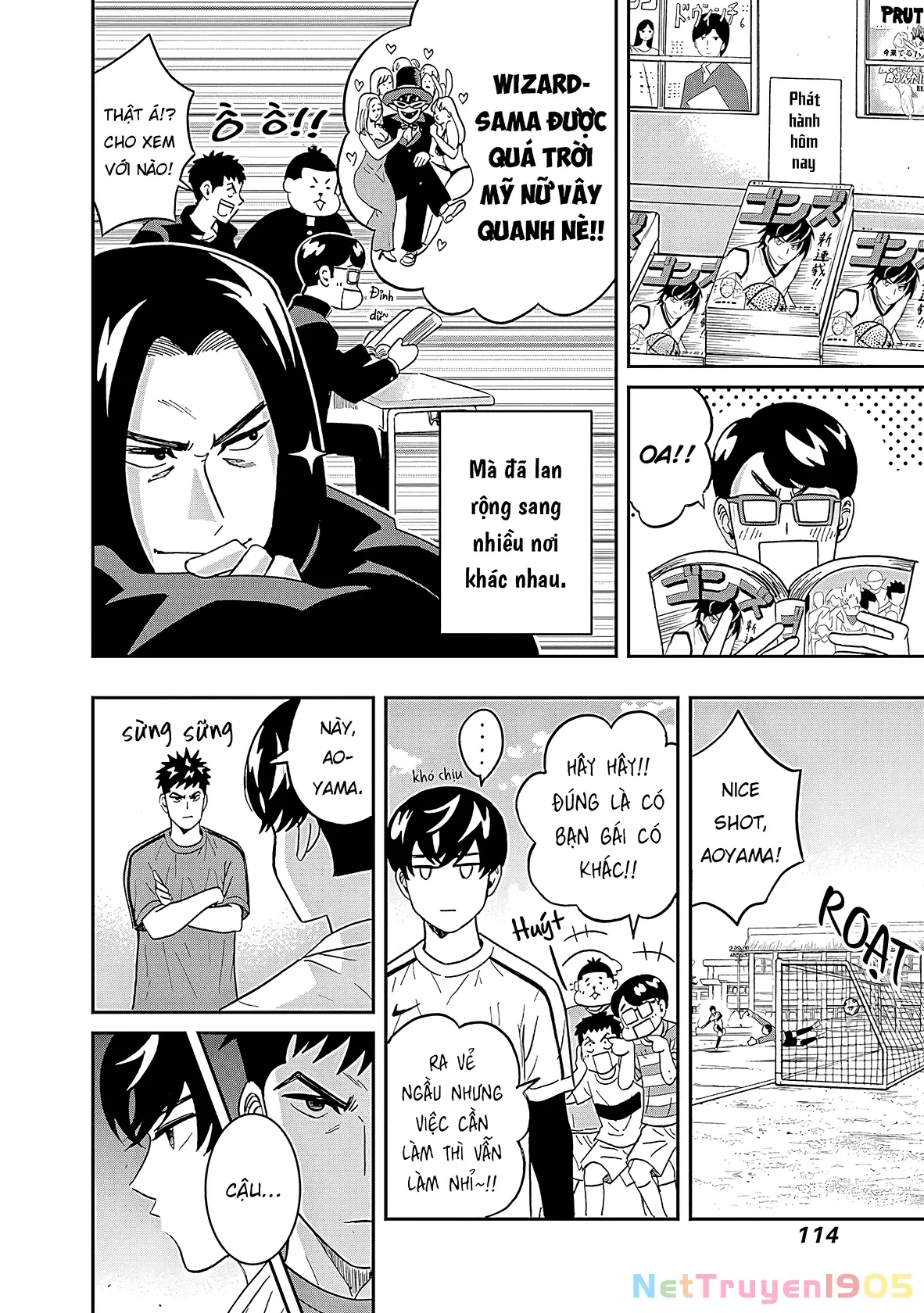 Keppeki Danshi! Aoyama-kun Chapter 37 - Trang 14