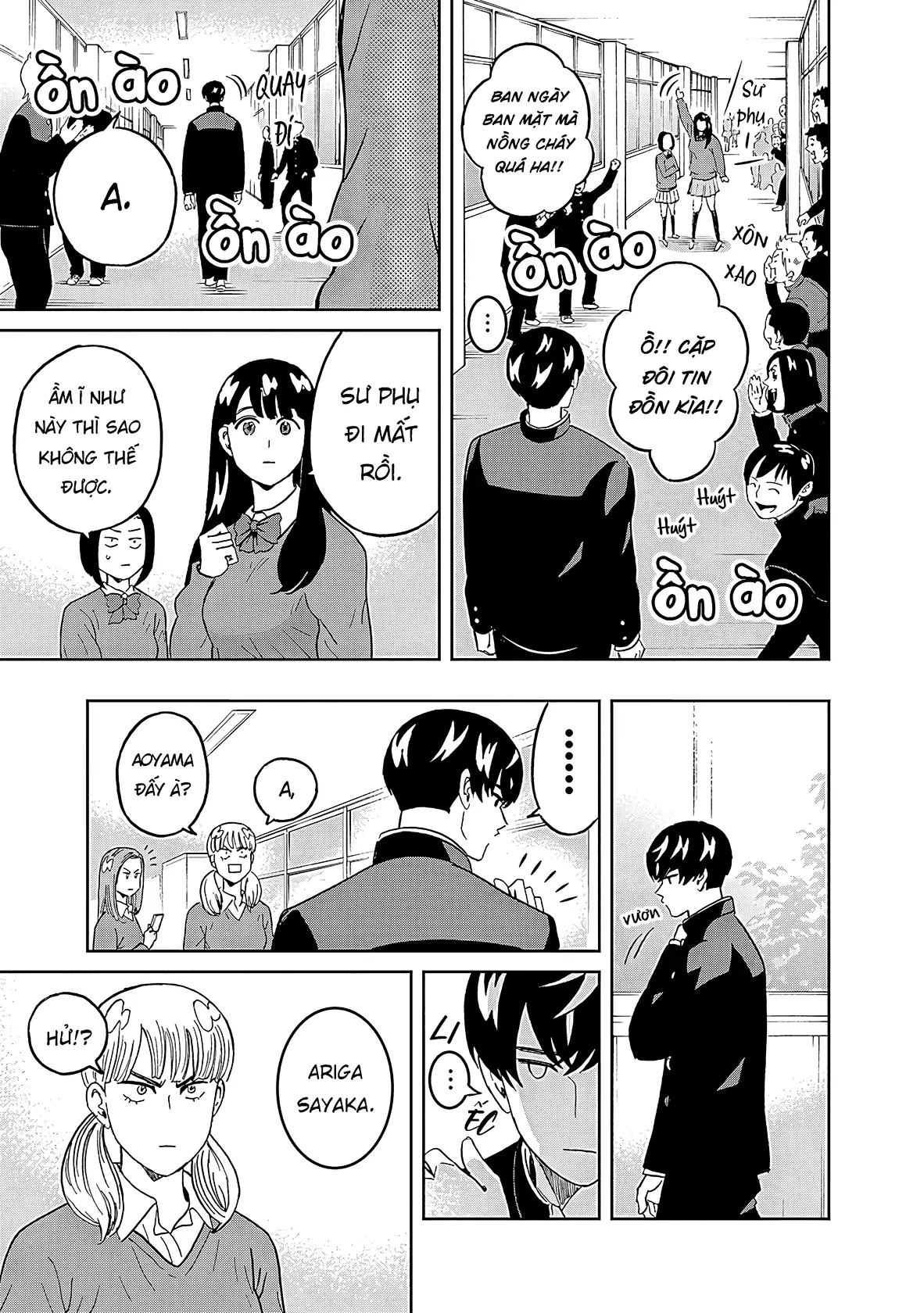 Keppeki Danshi! Aoyama-kun Chapter 37 - Trang 19