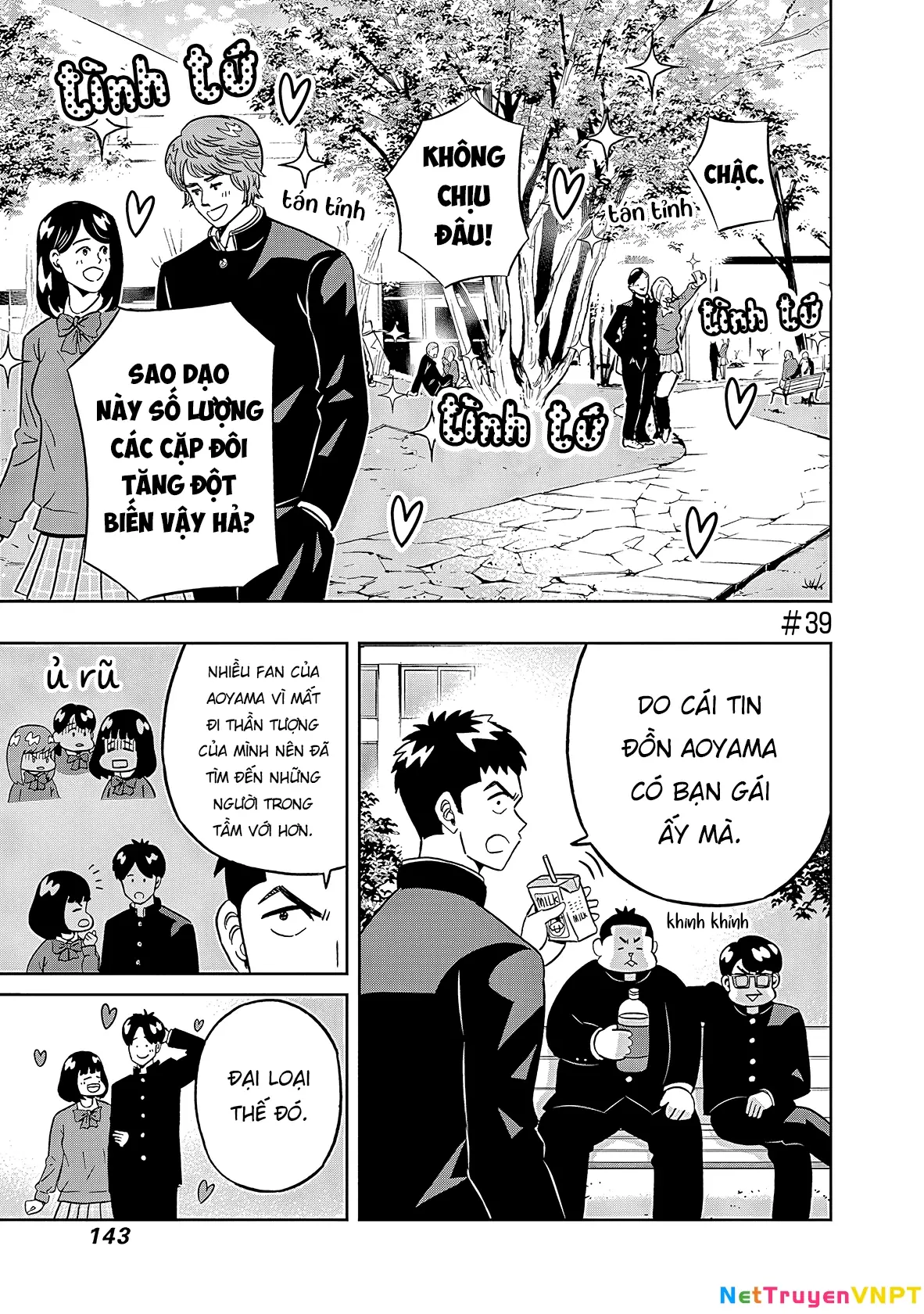 Keppeki Danshi! Aoyama-kun Chapter 39 - Trang 3