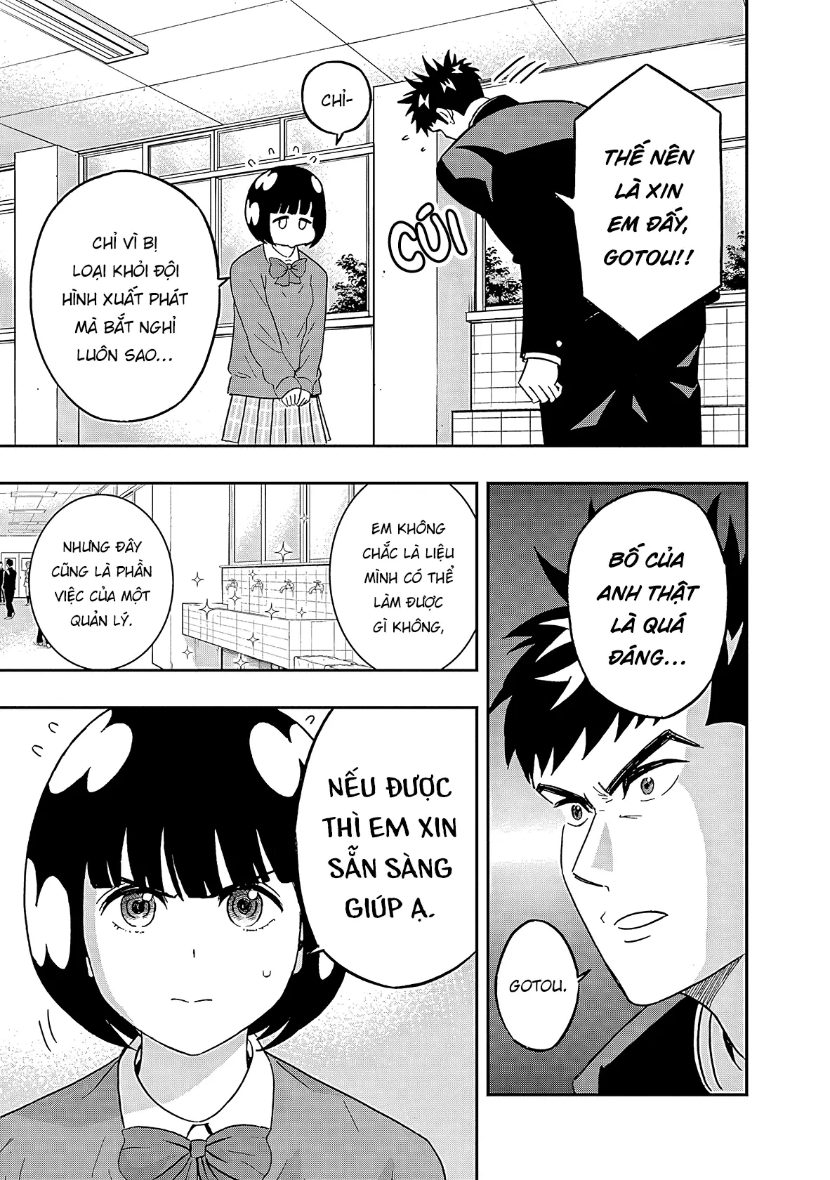 Keppeki Danshi! Aoyama-kun Chapter 42 - Trang 7