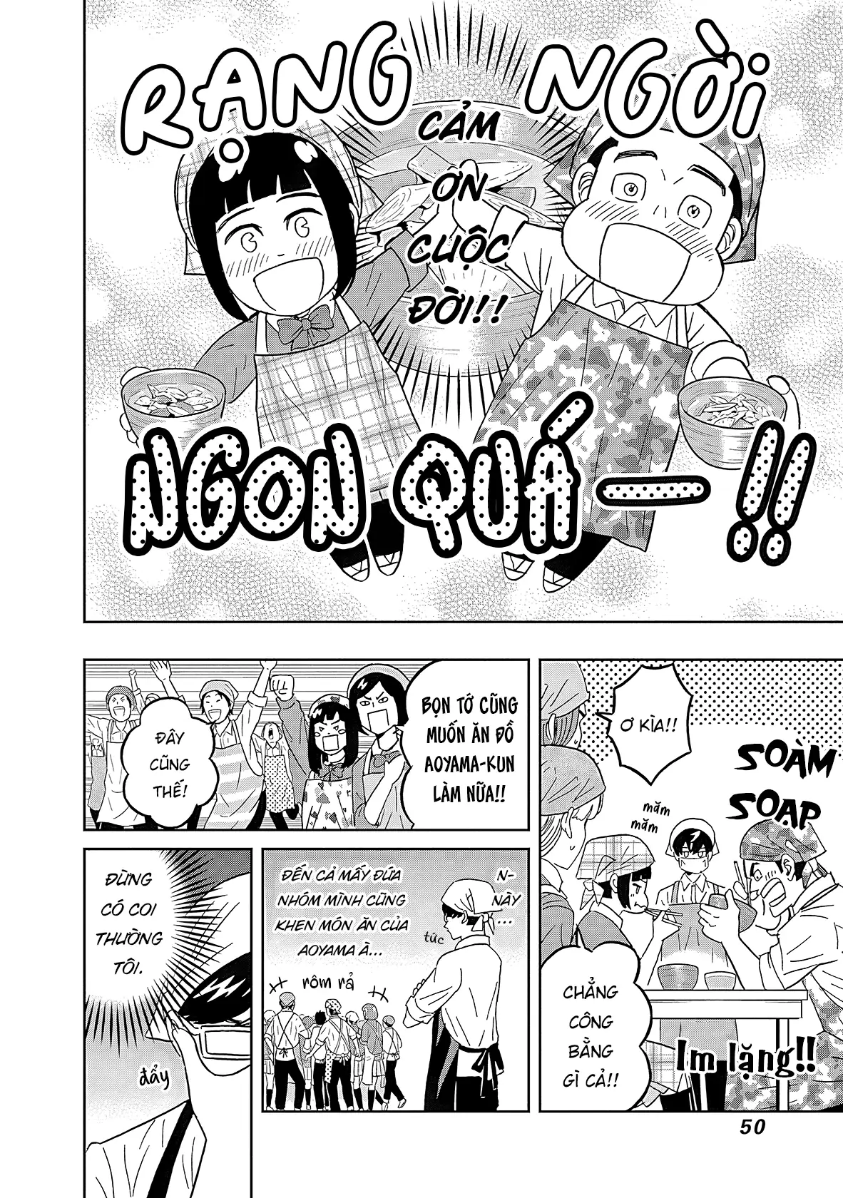 Keppeki Danshi! Aoyama-kun Chapter 43 - Trang 10