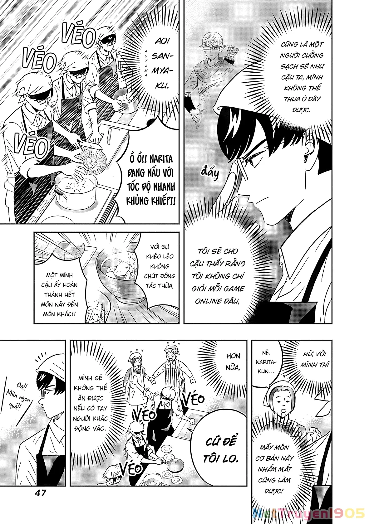 Keppeki Danshi! Aoyama-kun Chapter 43 - Trang 7
