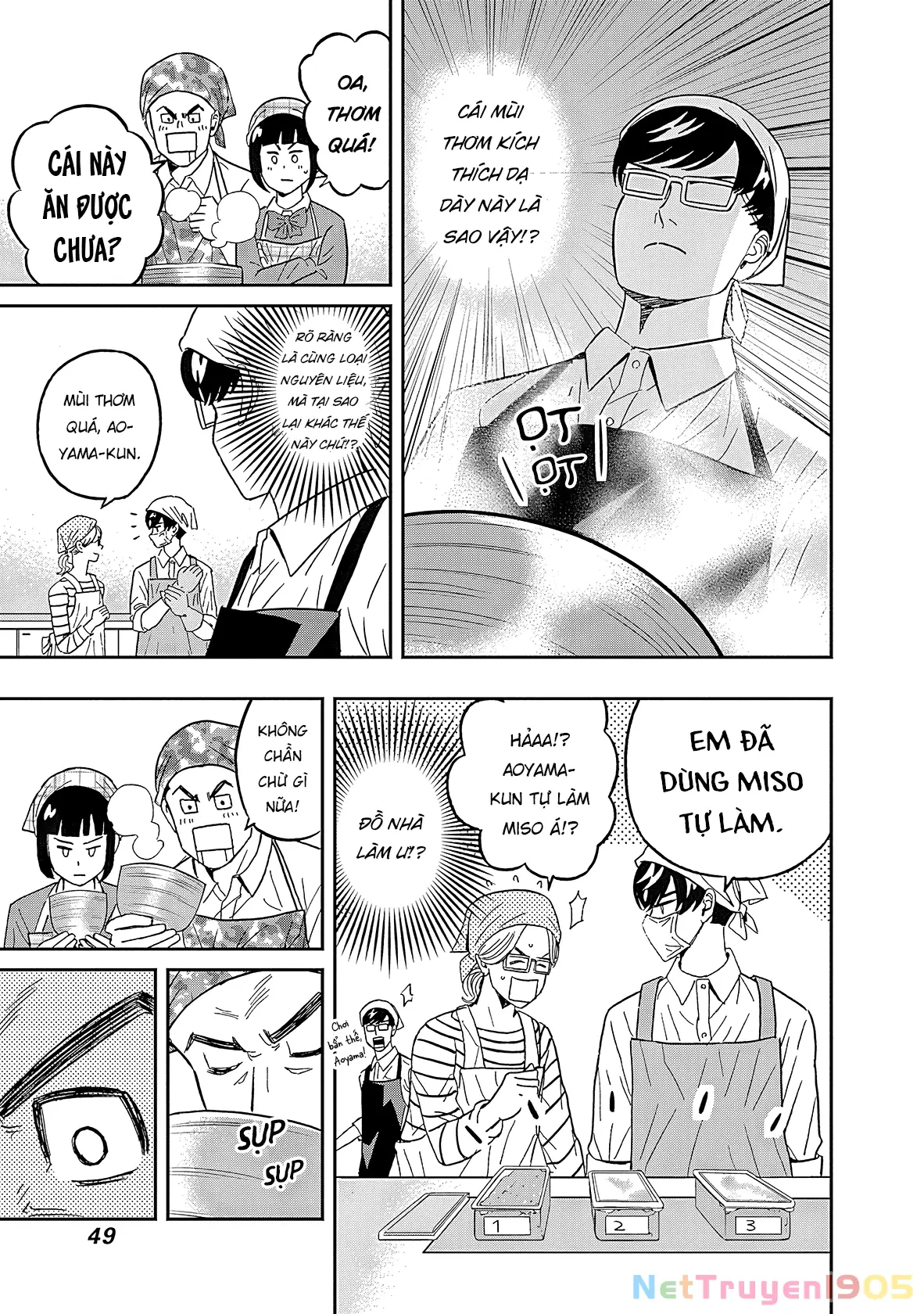 Keppeki Danshi! Aoyama-kun Chapter 43 - Trang 9