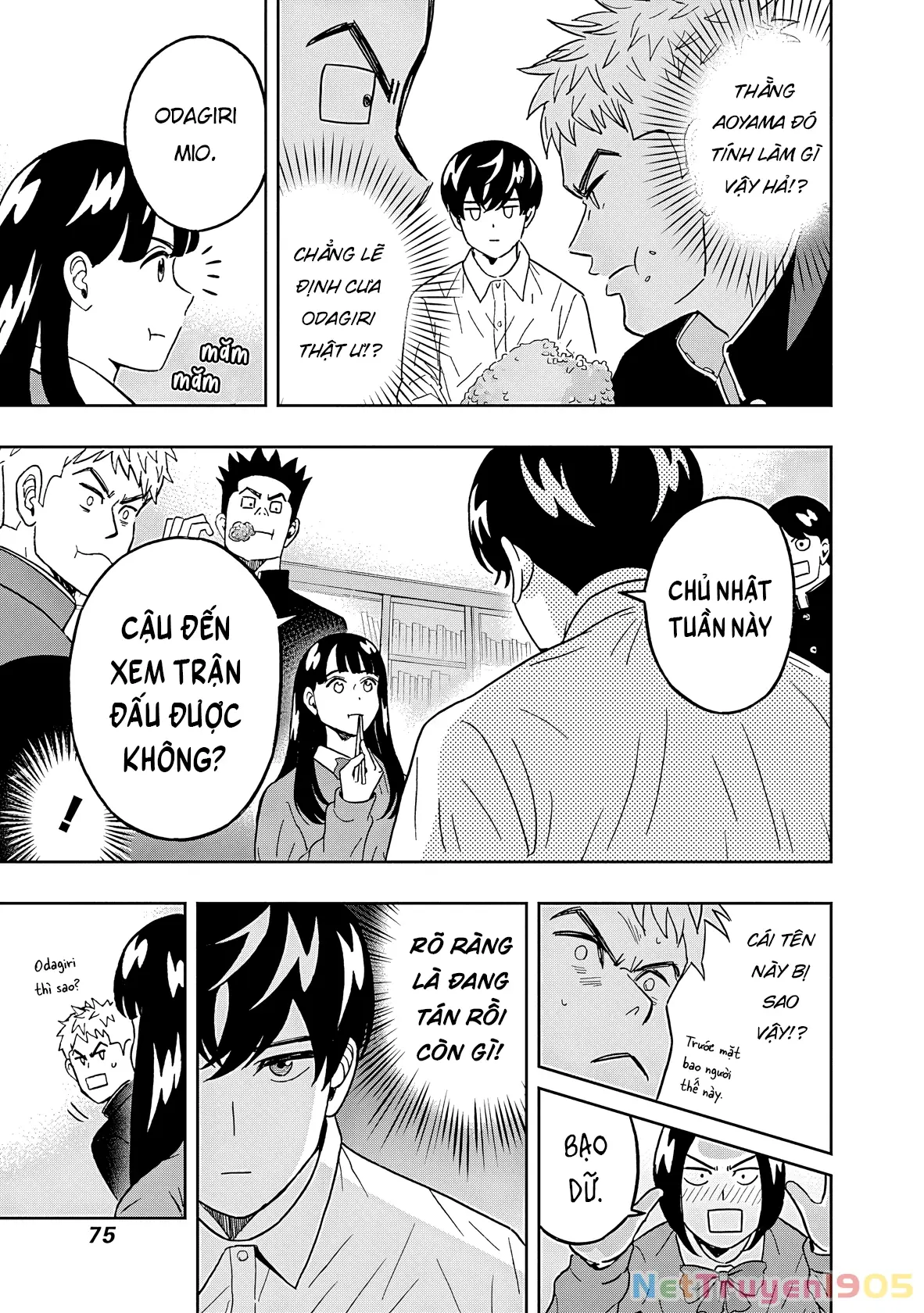 Keppeki Danshi! Aoyama-kun Chapter 44 - Trang 15