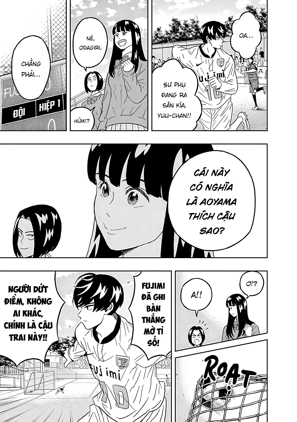 Keppeki Danshi! Aoyama-kun Chapter 44 - Trang 17