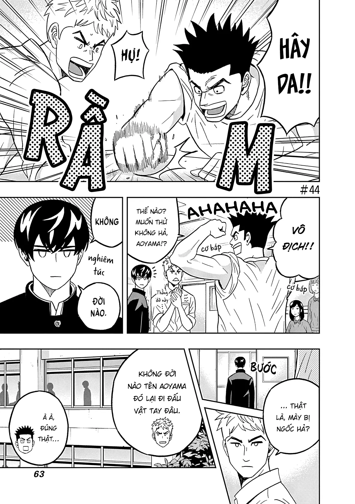 Keppeki Danshi! Aoyama-kun Chapter 44 - Trang 3