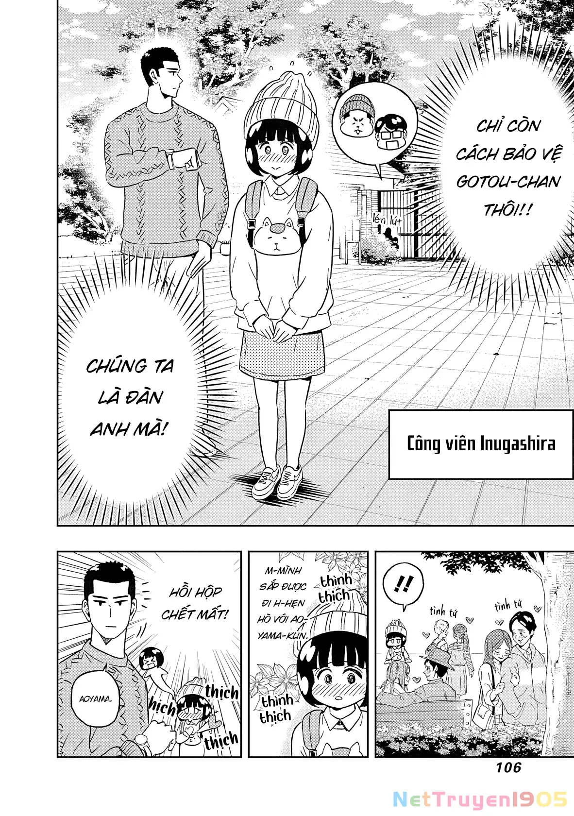 Keppeki Danshi! Aoyama-kun Chapter 46 - Trang 7