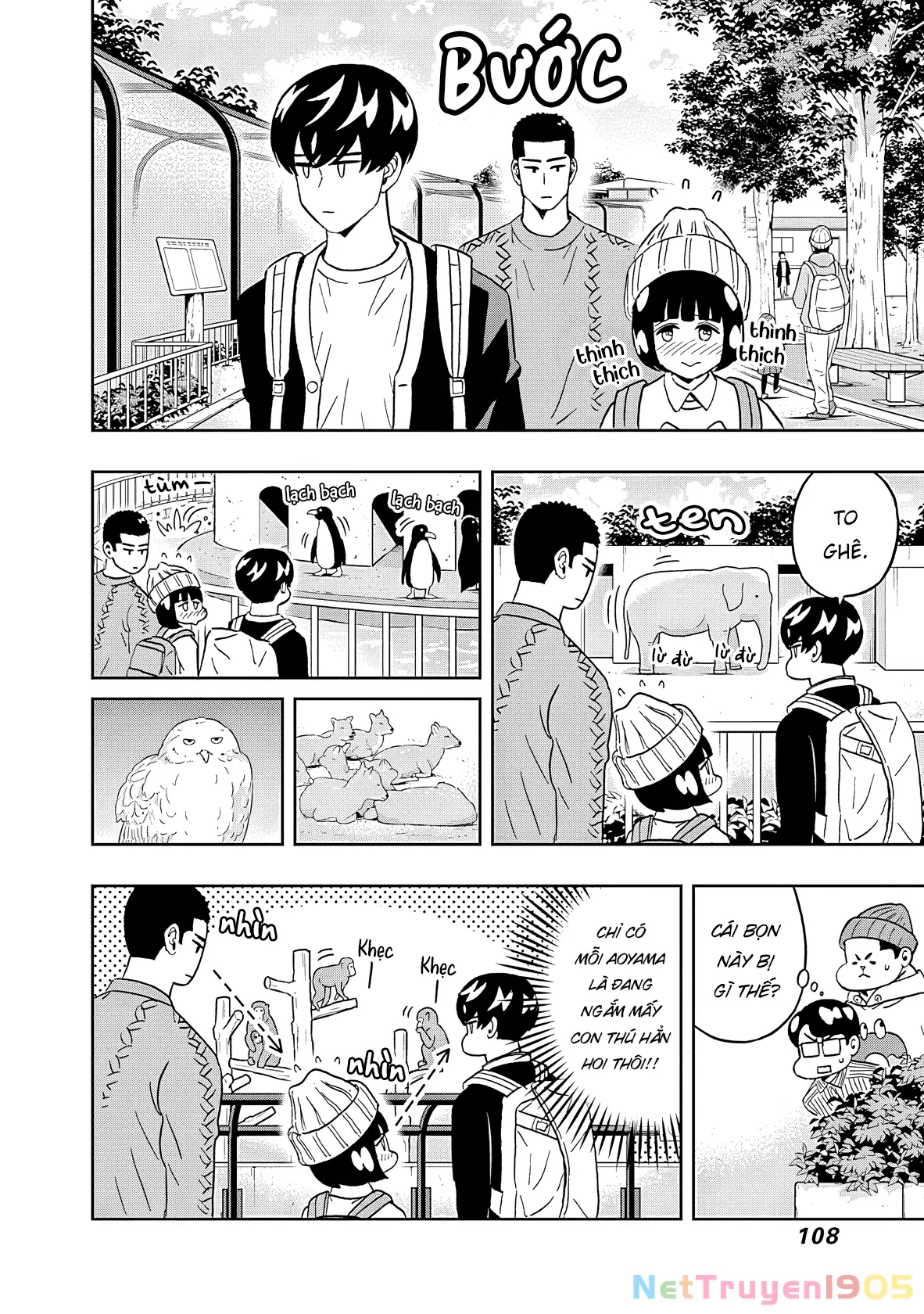 Keppeki Danshi! Aoyama-kun Chapter 46 - Trang 9