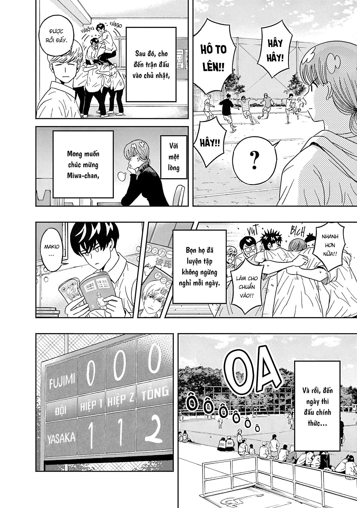 Keppeki Danshi! Aoyama-kun Chapter 48 - Trang 10