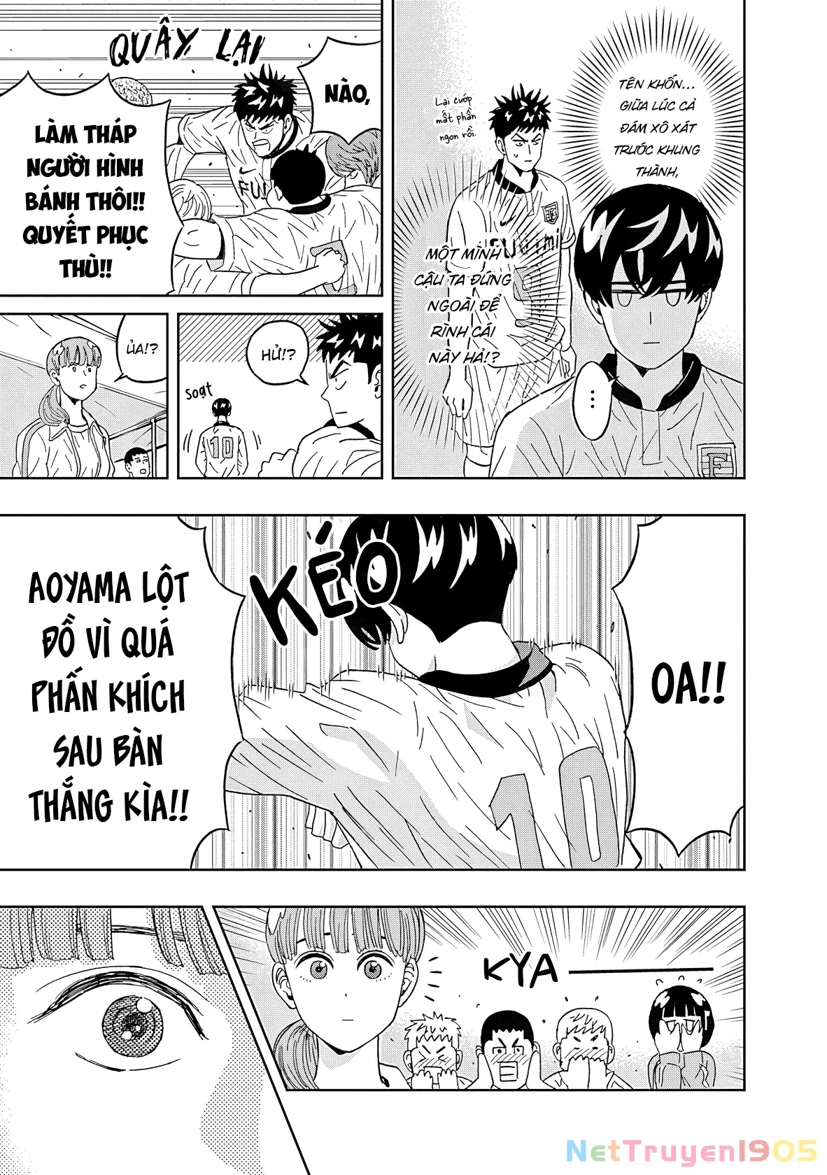 Keppeki Danshi! Aoyama-kun Chapter 48 - Trang 19
