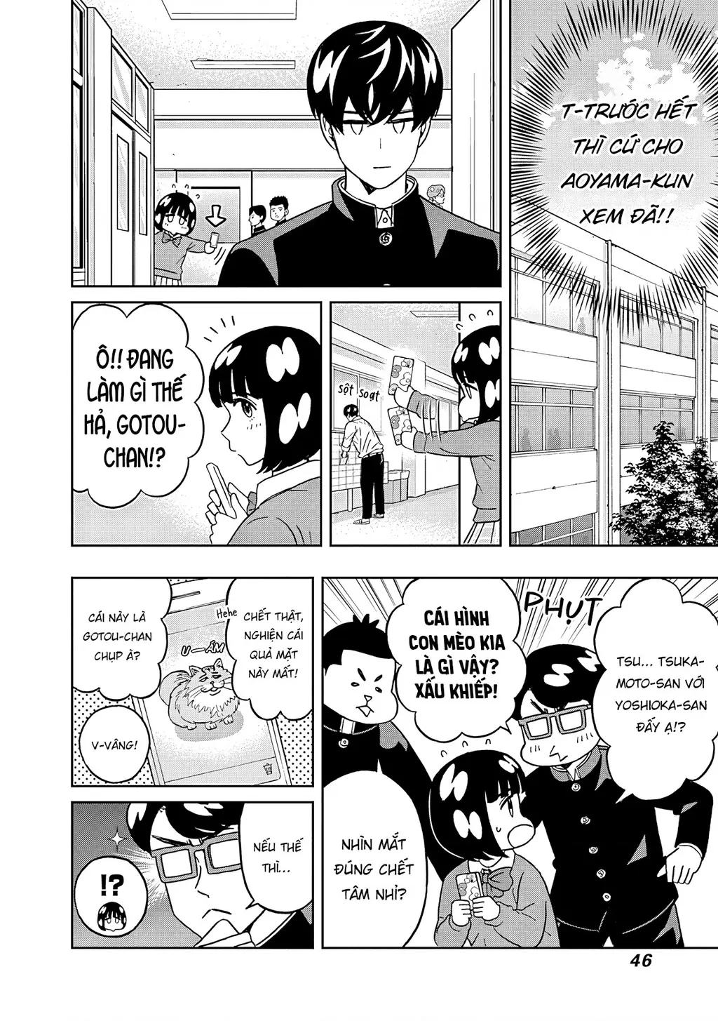 Keppeki Danshi! Aoyama-kun Chapter 52 - Trang 6