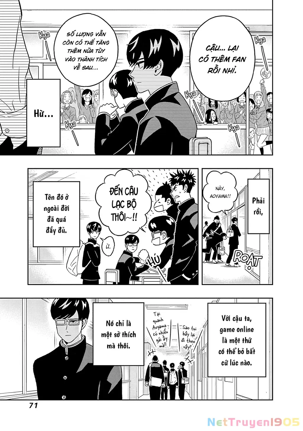 Keppeki Danshi! Aoyama-kun Chapter 53 - Trang 11