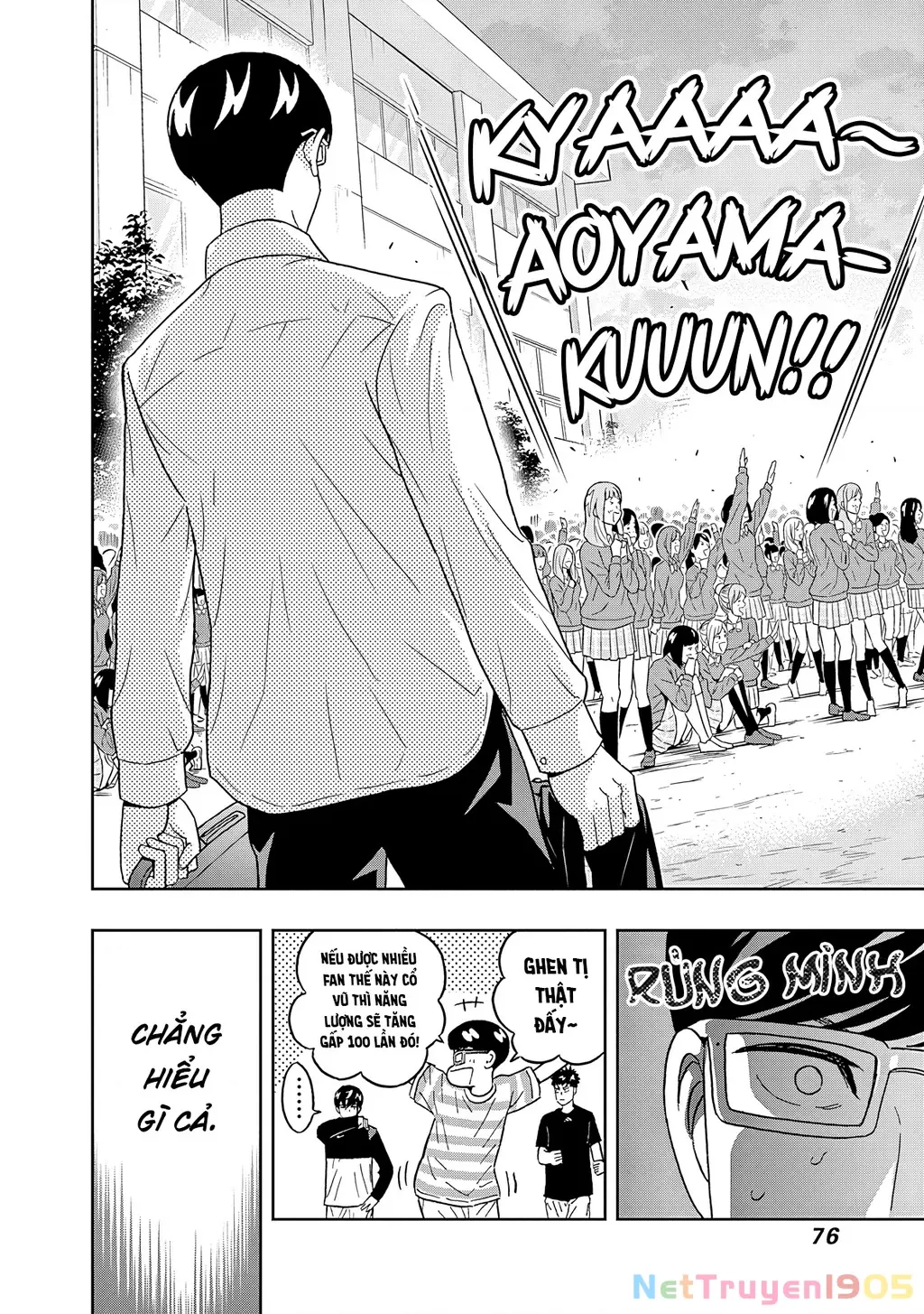 Keppeki Danshi! Aoyama-kun Chapter 53 - Trang 16