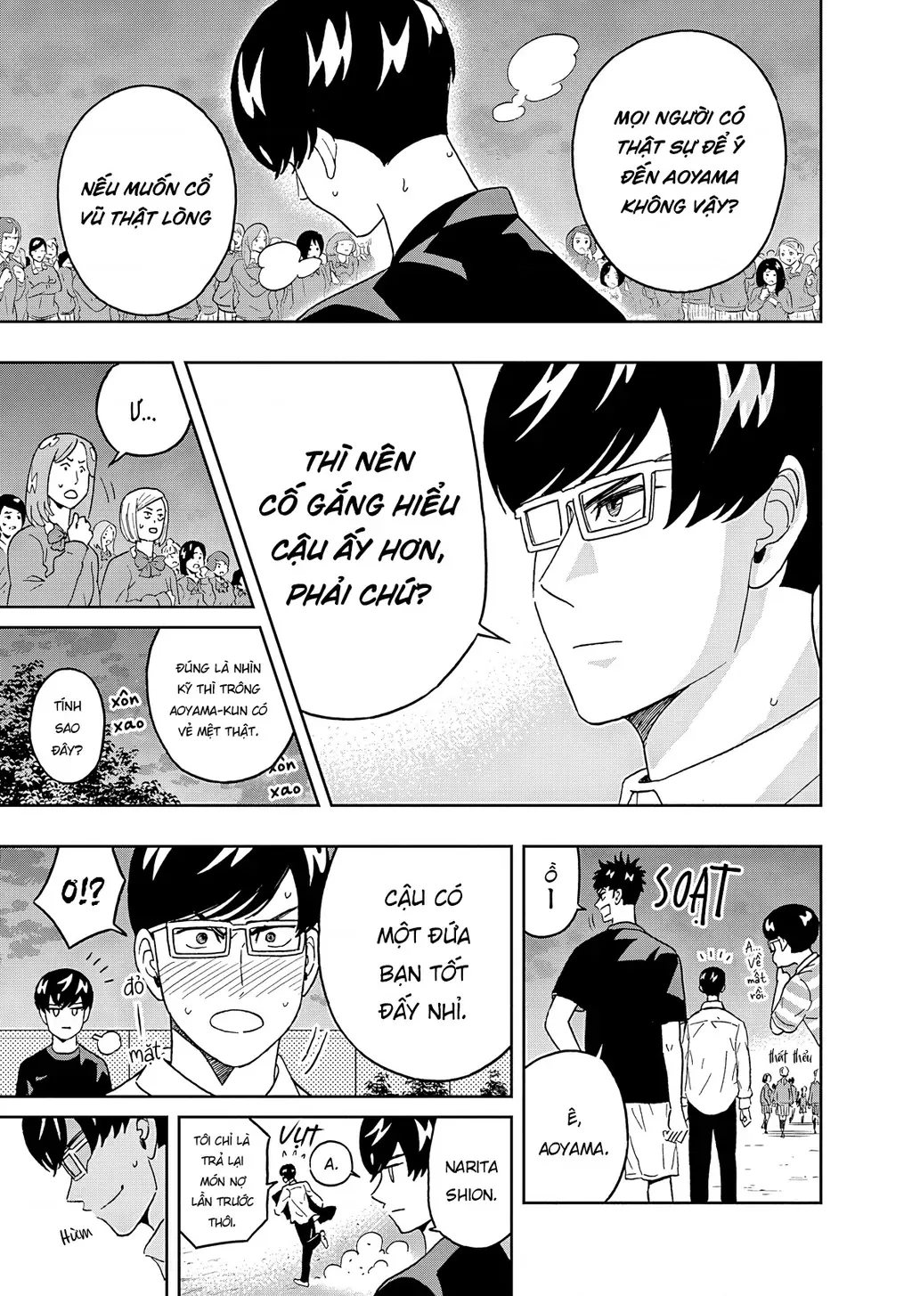 Keppeki Danshi! Aoyama-kun Chapter 53 - Trang 19