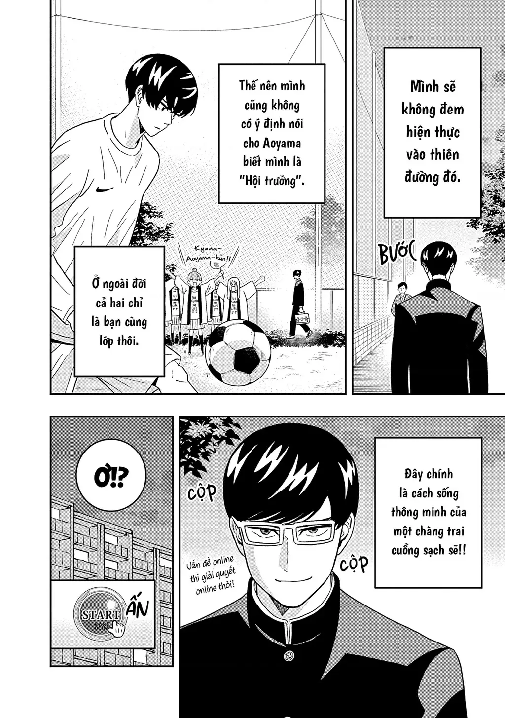 Keppeki Danshi! Aoyama-kun Chapter 53 - Trang 8