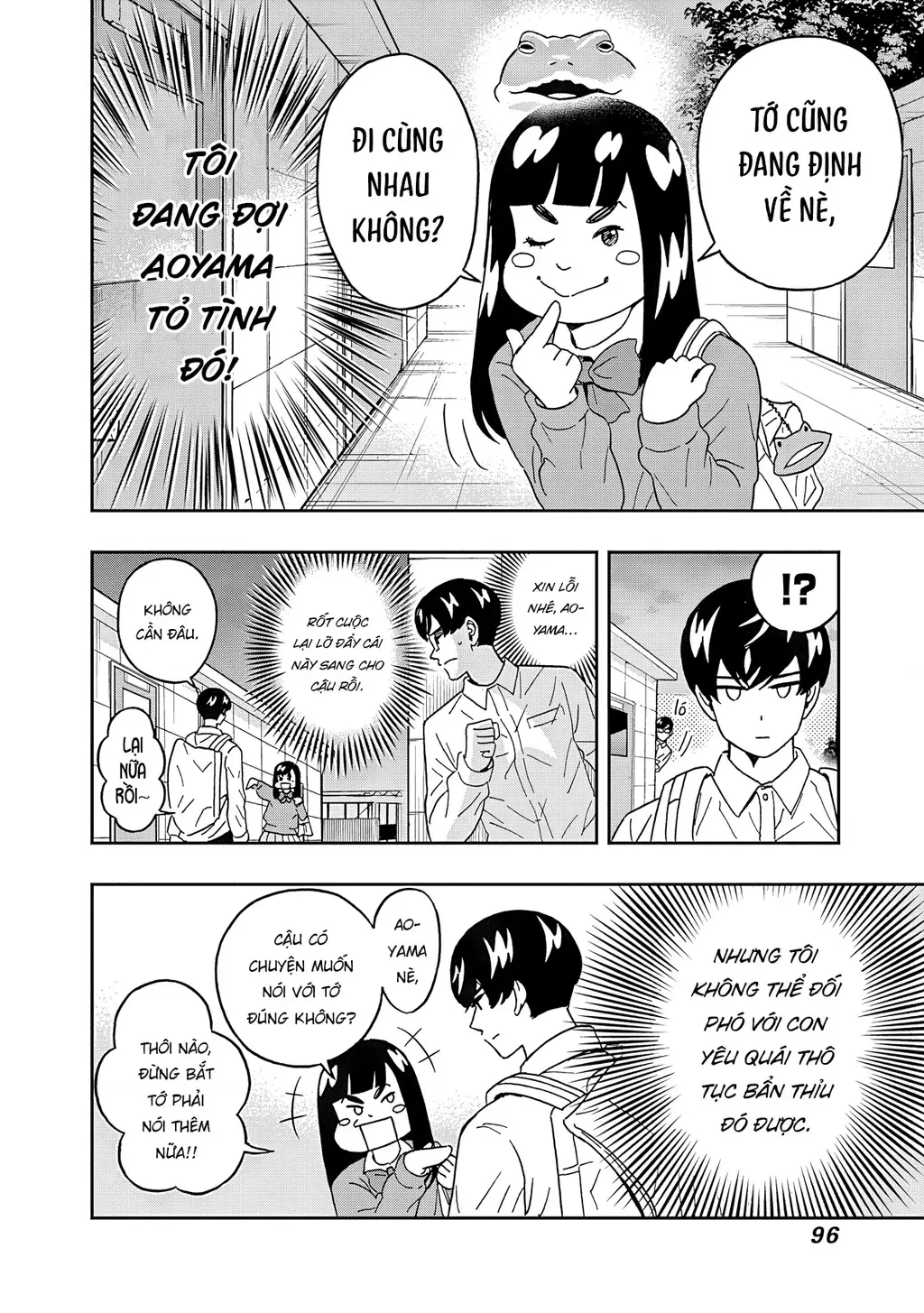Keppeki Danshi! Aoyama-kun Chapter 54 - Trang 16
