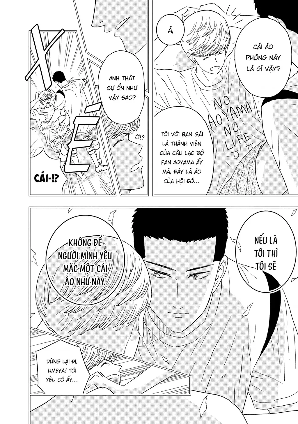 Keppeki Danshi! Aoyama-kun Chapter 55 - Trang 12