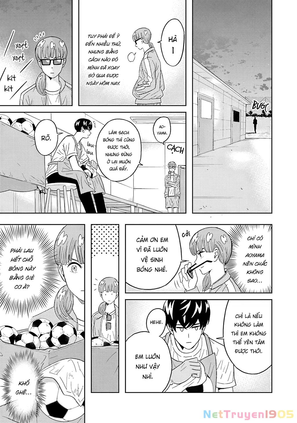 Keppeki Danshi! Aoyama-kun Chapter 55 - Trang 15