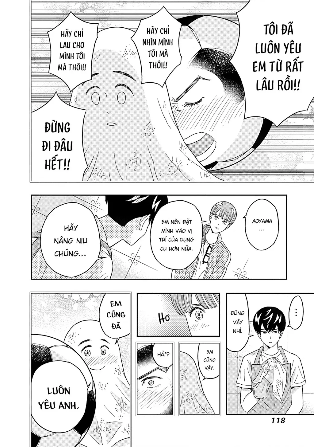 Keppeki Danshi! Aoyama-kun Chapter 55 - Trang 18