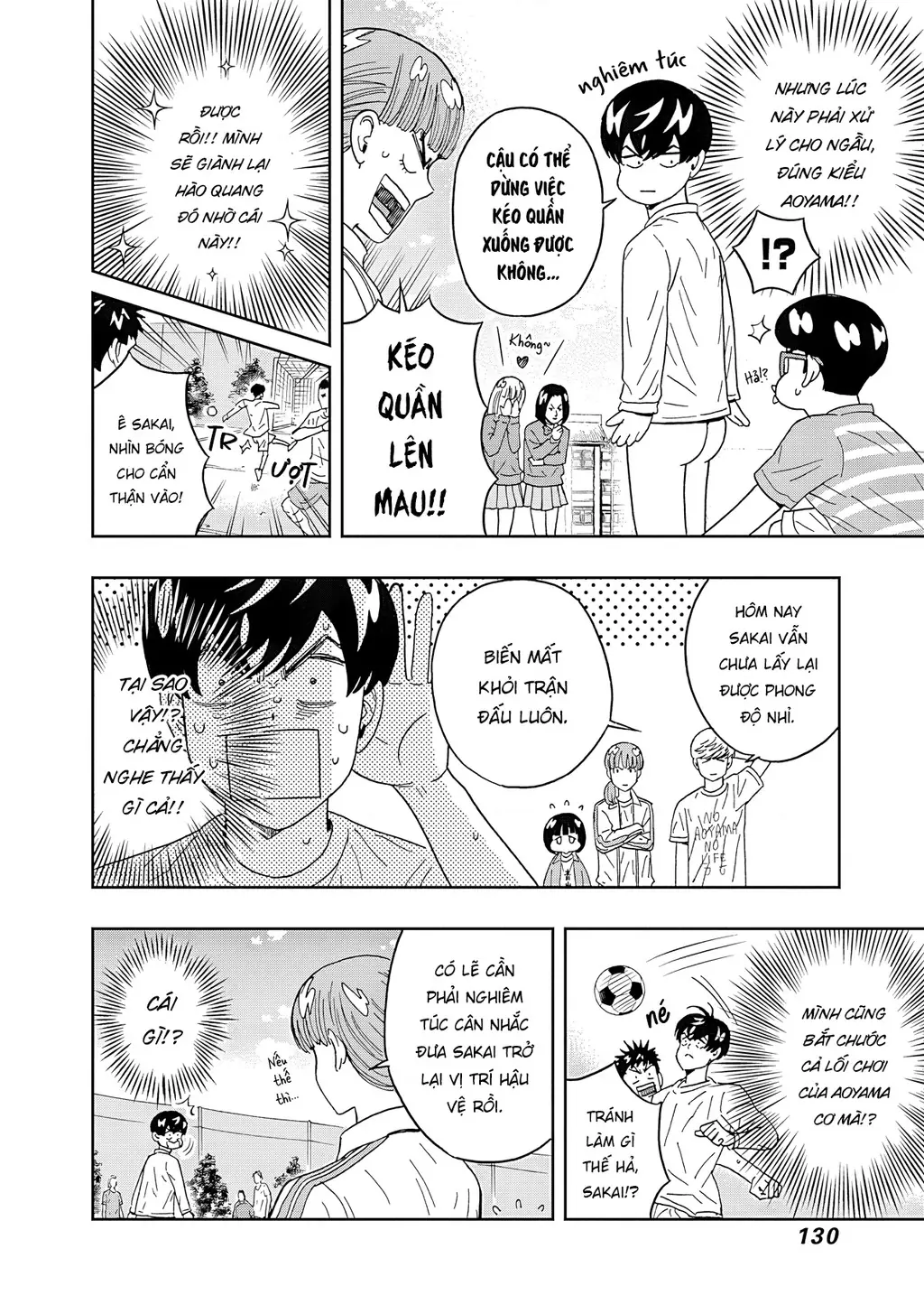 Keppeki Danshi! Aoyama-kun Chapter 56 - Trang 10