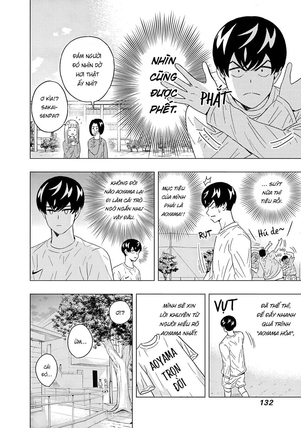 Keppeki Danshi! Aoyama-kun Chapter 56 - Trang 12