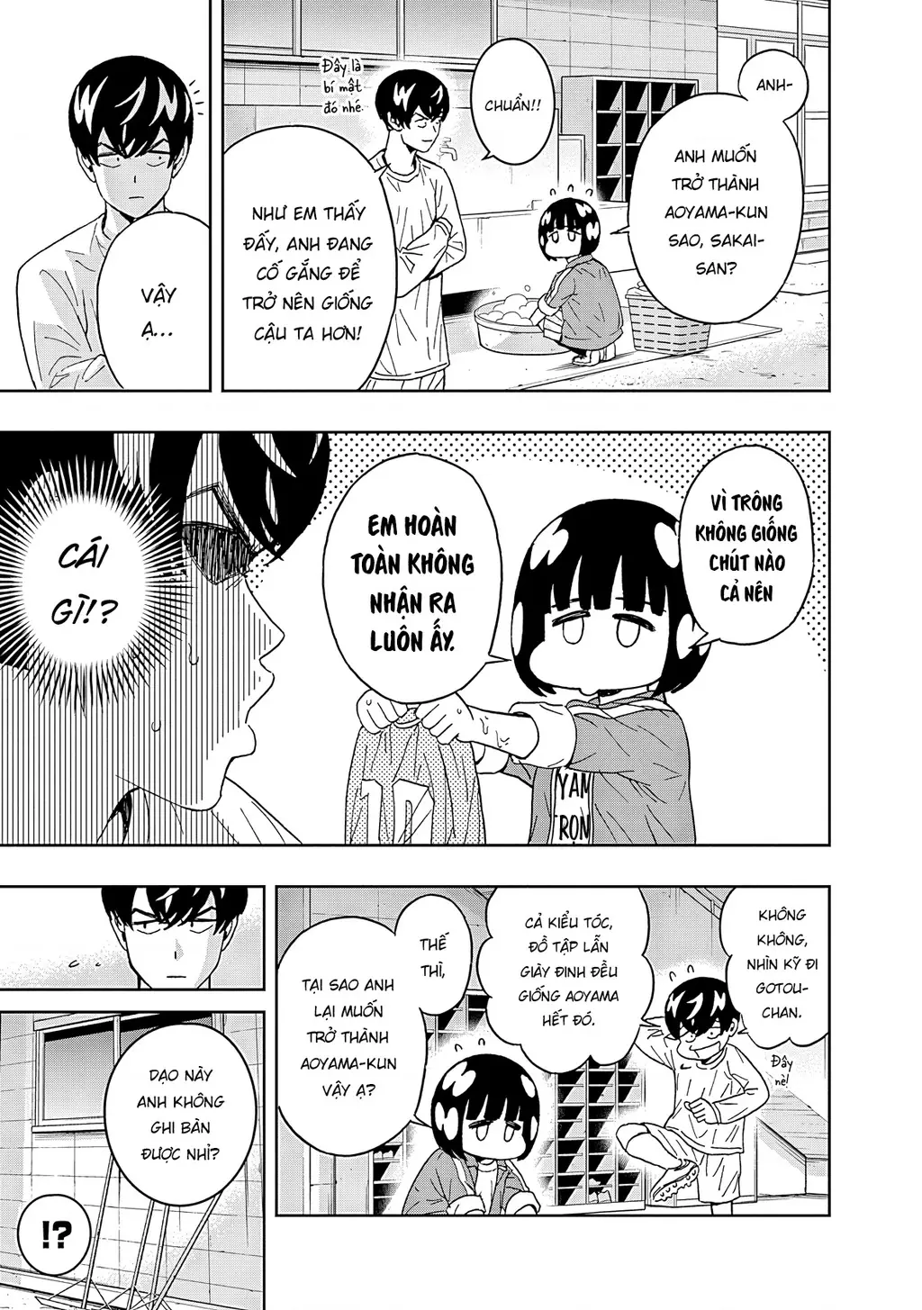 Keppeki Danshi! Aoyama-kun Chapter 56 - Trang 13
