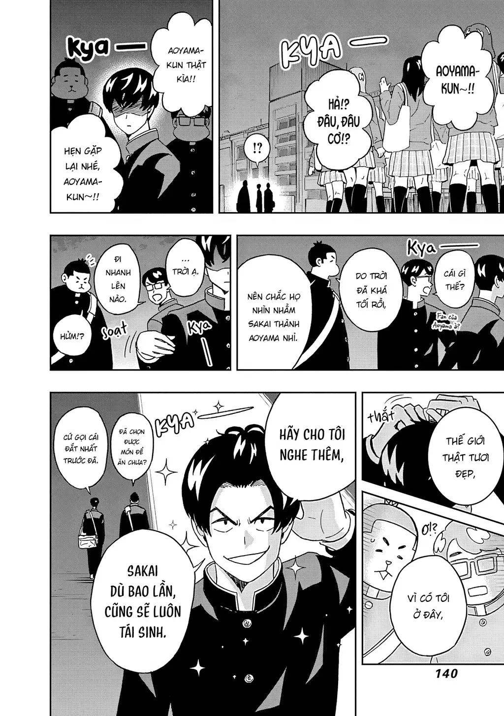 Keppeki Danshi! Aoyama-kun Chapter 56 - Trang 20