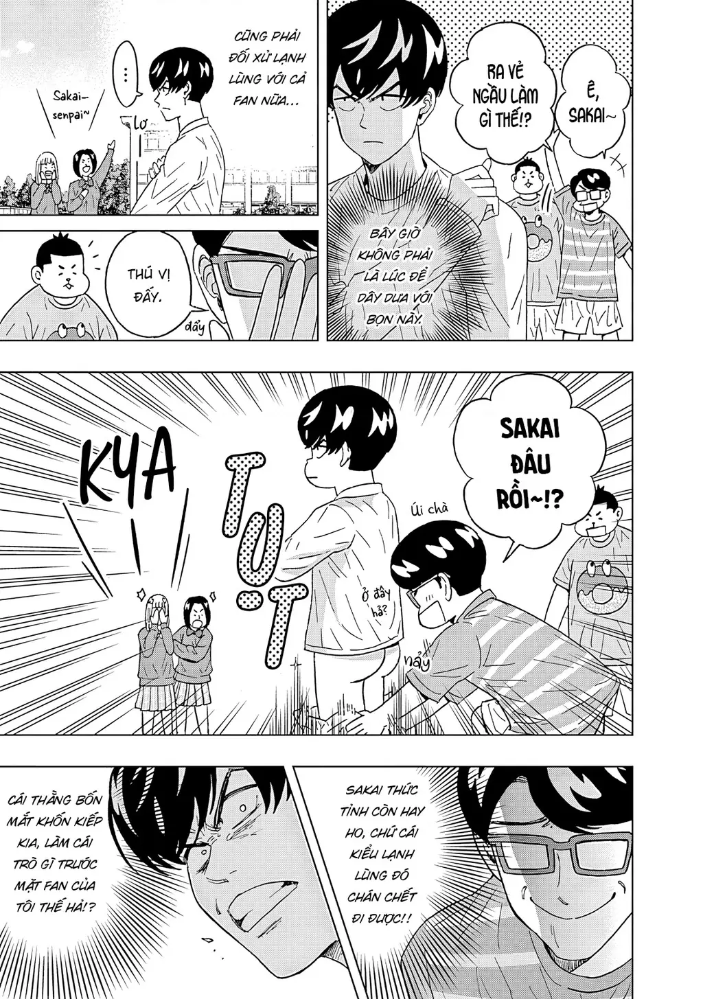 Keppeki Danshi! Aoyama-kun Chapter 56 - Trang 9