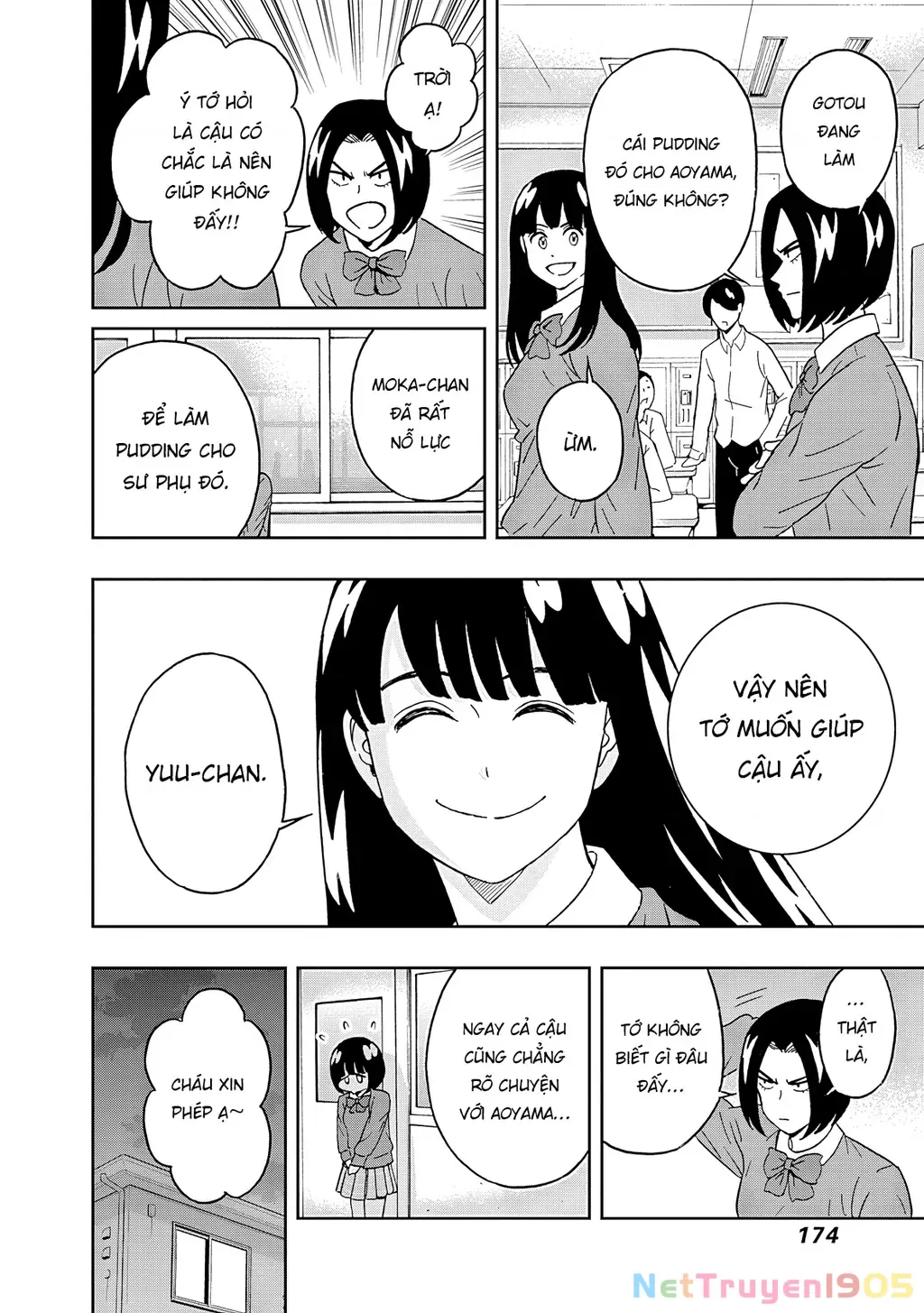 Keppeki Danshi! Aoyama-kun Chapter 58 - Trang 14